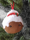 Black Mrs. Clause Ornament