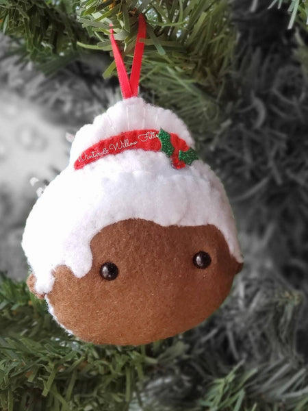 Black Mrs. Clause Ornament