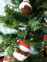Black Mr. & Mrs. Clause Set