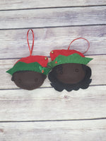 Black Elf Ornaments Set