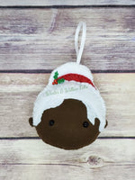 Black Mrs. Clause Ornament